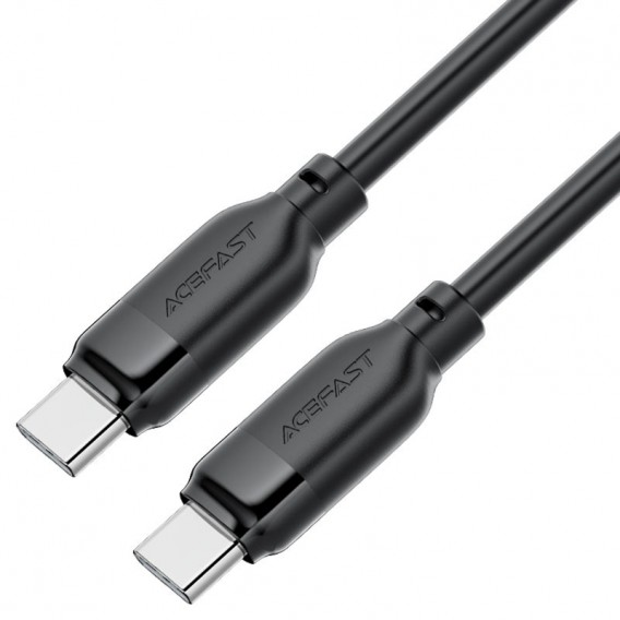 Дата кабель Acefast C16-03 Type-C to Type-C 60W (1.2m) Black - зображення 1 Дата кабель Acefast C16-03 Type-C to Type-C 60W (1.2m) Black - зображення 1