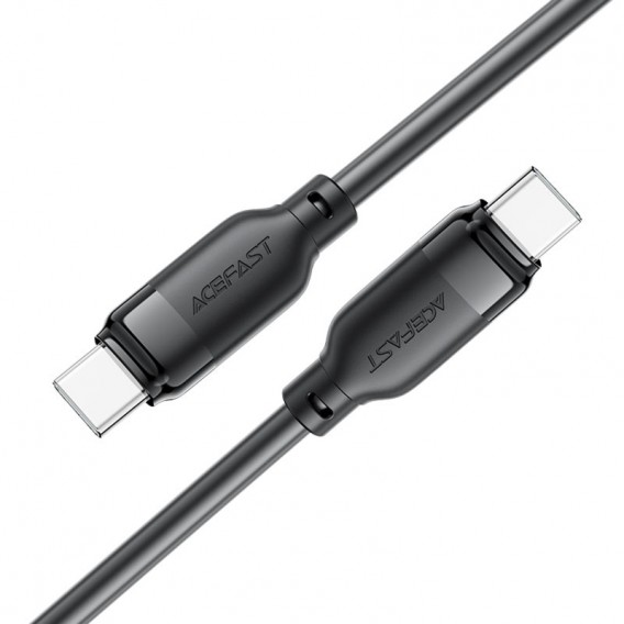 Дата кабель Acefast C16-03 Type-C to Type-C 60W (1.2m) Black - зображення 3 Дата кабель Acefast C16-03 Type-C to Type-C 60W (1.2m) Black - зображення 3