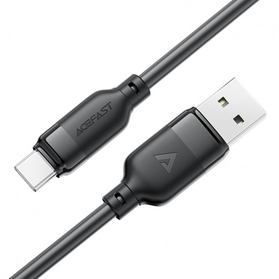 Дата кабель Acefast C16-04 USB to Type-C 3A (1.2m) Black - зображення 3 Дата кабель Acefast C16-04 USB to Type-C 3A (1.2m) Black - зображення 3