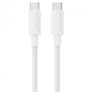 Дата кабель Acefast C18-03 Type-C to Type-C 60W (1.2m) White