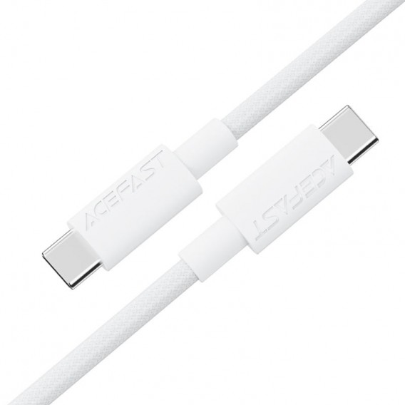 Дата кабель Acefast C18-03 Type-C to Type-C 60W (1.2m) White - зображення 2 