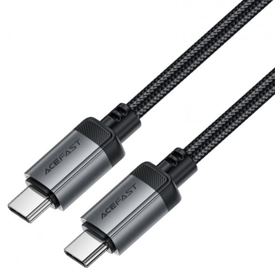 Дата кабель Acefast C20-03 Type-C to Type-C 60W (1.2m) Black - зображення 1 Дата кабель Acefast C20-03 Type-C to Type-C 60W (1.2m) Black - зображення 1