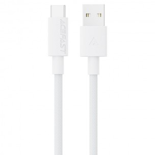 Дата кабель Acefast C18-04 USB to Type-C 3A (1.2m) White