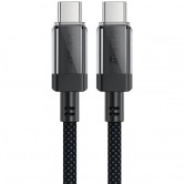 Кабель Acefast C12-03 USB-C - USB-C, PD 60 Вт, 1,2 м, чёрный / Black Кабель Acefast C12-03 USB-C - USB-C, PD 60 Вт, 1,2 м, чёрный / Black
