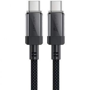 Дата кабель Acefast C12-03 Type-C to Type-C 60W (1.2m) Black