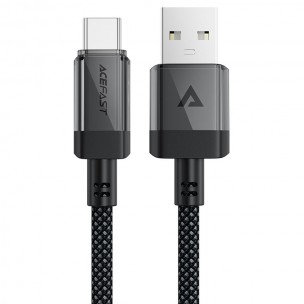 Дата кабель Acefast C12-04 USB to Type-C 3A (1.2m) Black