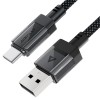 Дата кабель Acefast C12-04 USB to Type-C 3A (1.2m) Black