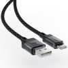 Дата кабель Acefast C12-04 USB to Type-C 3A (1.2m) Black