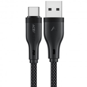 Дата кабель Acefast C8-04 USB to Type-C 3A (1.2m) Black