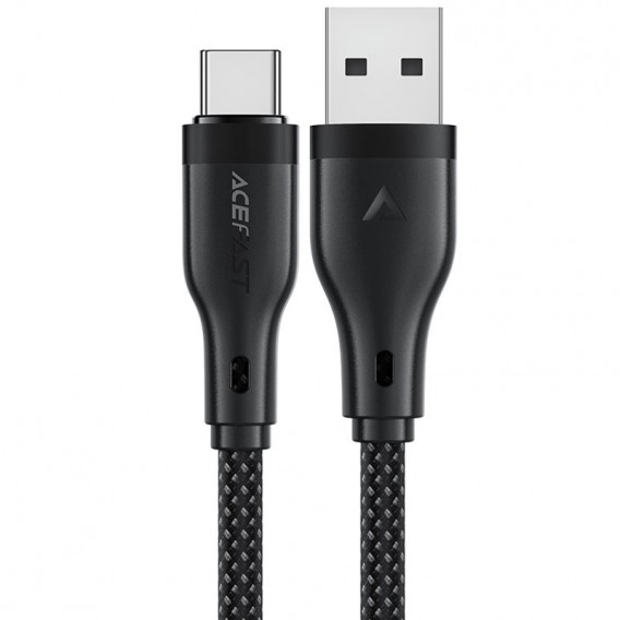 Дата кабель Acefast C8-04 USB to Type-C 3A (1.2m) Black