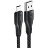 Дата кабель Acefast C8-04 USB to Type-C 3A (1.2m) Black