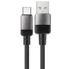 Дата кабель Acefast C9-04 USB to Type-C 3A (1.2m) Black