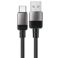 Дата кабель Acefast C9-04 USB to Type-C 3A (1.2m) Black Дата кабель Acefast C9-04 USB to Type-C 3A (1.2m) Black