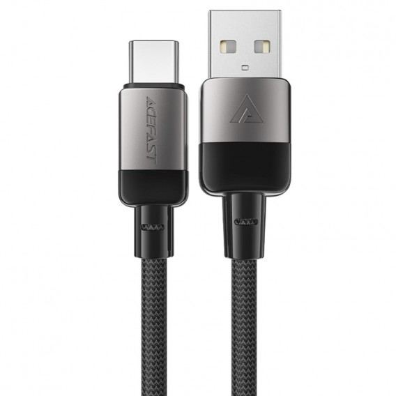 Дата кабель Acefast C9-04 USB to Type-C 3A (1.2m) Black