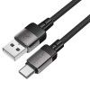Дата кабель Acefast C9-04 USB to Type-C 3A (1.2m) Black