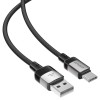 Дата кабель Acefast C9-04 USB to Type-C 3A (1.2m) Black