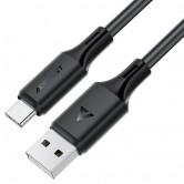 Дата кабель Acefast C17-04 USB to Type-C 3A (1.2m) Black Дата кабель Acefast C17-04 USB to Type-C 3A (1.2m) Black