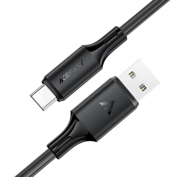 Дата кабель Acefast C17-04 USB to Type-C 3A (1.2m) Black - зображення 3 