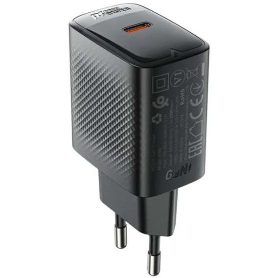 МЗП Acefast A104 GaN PD25W (1USB-C) Black - зображення 1 МЗП Acefast A104 GaN PD25W (1USB-C) Black - зображення 1