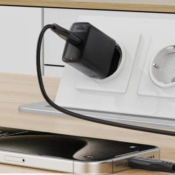 МЗП Acefast A104 GaN PD25W (1USB-C) Black - зображення 2 МЗП Acefast A104 GaN PD25W (1USB-C) Black - зображення 2