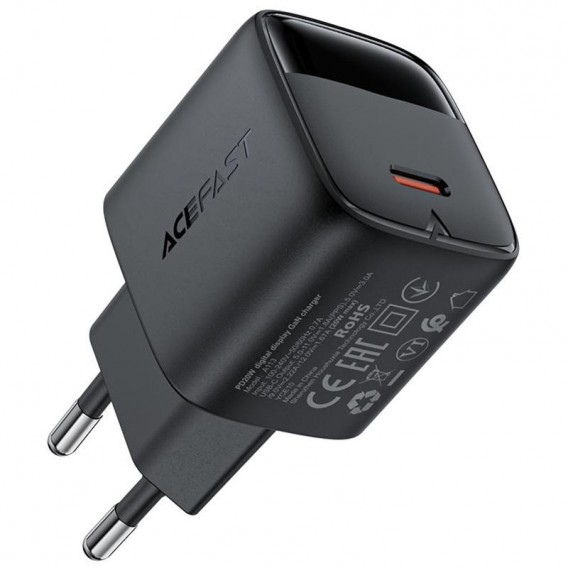 МЗП Acefast A113 PD20W GaN (1USB-C) Black - зображення 4 МЗП Acefast A113 PD20W GaN (1USB-C) Black - зображення 4
