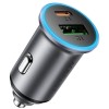 АЗП Acefast B15 PD20W+QC3.0 total 65W (1USB-A/1C) Gray