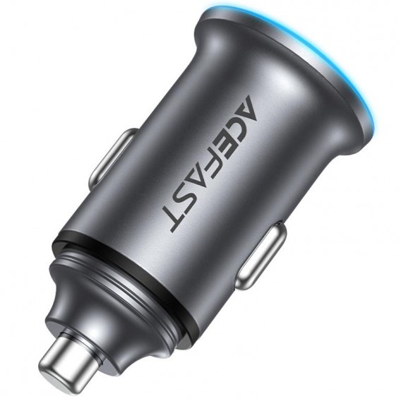 АЗП Acefast B15 PD20W+QC3.0 total 65W (1USB-A/1C) Gray - зображення 3 АЗП Acefast B15 PD20W+QC3.0 total 65W (1USB-A/1C) Gray - зображення 3