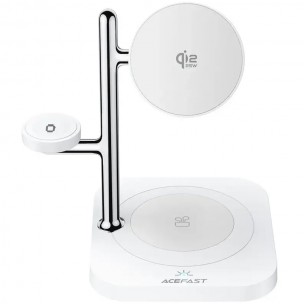 БЗП Acefast E39 desktop 4in1 Qi2 32.5W White