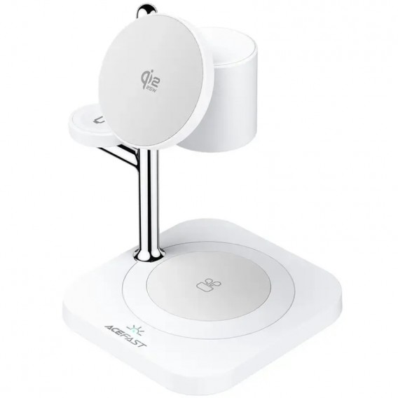 БЗП Acefast E39 desktop 4in1 Qi2 32.5W White - зображення 2 БЗП Acefast E39 desktop 4in1 Qi2 32.5W White - зображення 2
