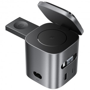 БЗП Acefast Z9 6in1 35W GaN + МЗП 45W Metal grey