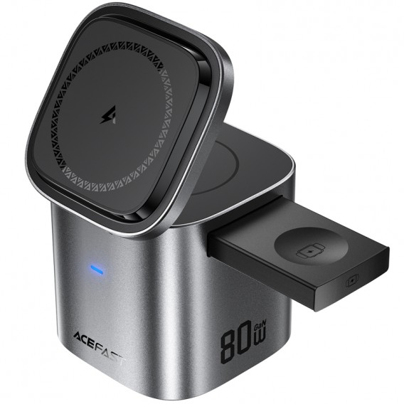 БЗП Acefast Z9 6in1 35W GaN + МЗП 45W Metal grey - зображення 6 БЗП Acefast Z9 6in1 35W GaN + МЗП 45W Metal grey - зображення 6