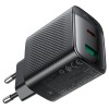 МЗП Acefast A106 GaN PD45W (1USB-A/1C) Black