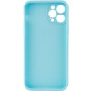 Силіконовий чохол Candy Full Camera для Apple iPhone 12 Pro Max (6.7") Бірюзовий / Turquoise
