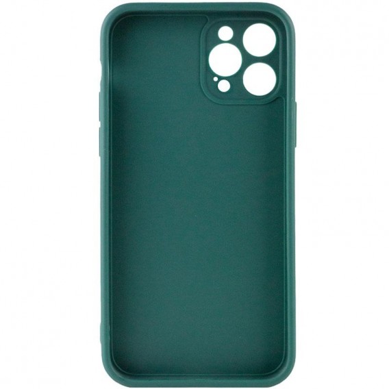 Силіконовий чохол Candy Full Camera для Apple iPhone 12 Pro Max (6.7") Зелений / Dark green Силіконовий чохол Candy Full Camera для Apple iPhone 12 Pro Max (6.7") Зелений / Dark green