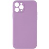 Силіконовий чохол Candy Full Camera для Apple iPhone 12 Pro Max (6.7") Сливовий / Purple