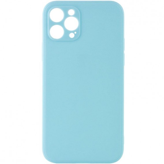 Силіконовий чохол Candy Full Camera для Apple iPhone 12 Pro (6.1") Бірюзовий / Turquoise