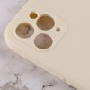 Силіконовий чохол Candy Full Camera для Apple iPhone 11 Pro Max (6.5") Бежевий / Antique White