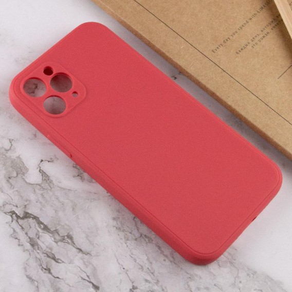 Силіконовий чохол Candy Full Camera для Apple iPhone 11 Pro Max (6.5") Червоний / Camellia Силіконовий чохол Candy Full Camera для Apple iPhone 11 Pro Max (6.5") Червоний / Camellia