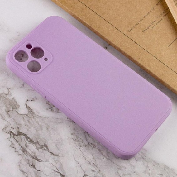 Силіконовий чохол Candy Full Camera для Apple iPhone 11 Pro Max (6.5") Бузковий / Dasheen Силіконовий чохол Candy Full Camera для Apple iPhone 11 Pro Max (6.5") Бузковий / Dasheen