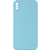 Силиконовый чехол Candy Full Camera для Apple iPhone XS Max (6.5") Бирюзовый / Turquoise Силиконовый чехол Candy Full Camera для Apple iPhone XS Max (6.5") Бирюзовый / Turquoise
