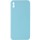 Силіконовий чохол Candy Full Camera для Apple iPhone XS Max (6.5") Бірюзовий / Turquoise