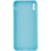Силіконовий чохол Candy Full Camera для Apple iPhone XS Max (6.5") Бірюзовий / Turquoise