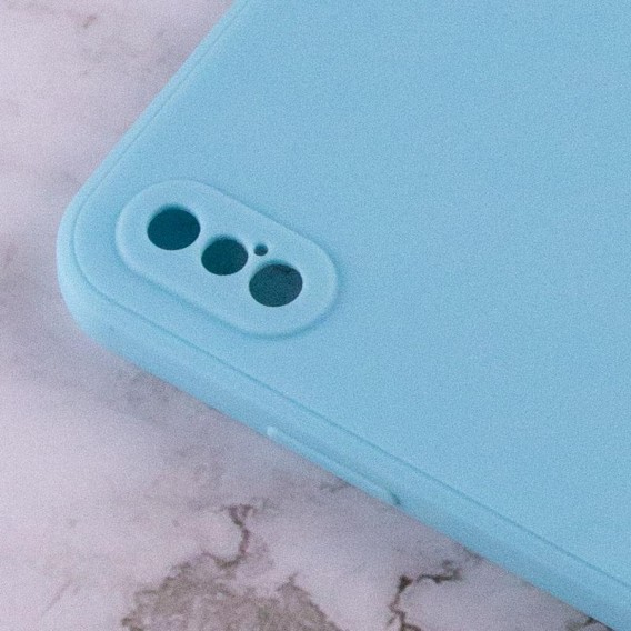 Силіконовий чохол Candy Full Camera для Apple iPhone XS Max (6.5") Бірюзовий / Turquoise Силіконовий чохол Candy Full Camera для Apple iPhone XS Max (6.5") Бірюзовий / Turquoise