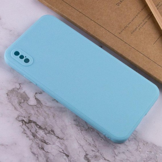Силіконовий чохол Candy Full Camera для Apple iPhone XS Max (6.5") Бірюзовий / Turquoise Силіконовий чохол Candy Full Camera для Apple iPhone XS Max (6.5") Бірюзовий / Turquoise