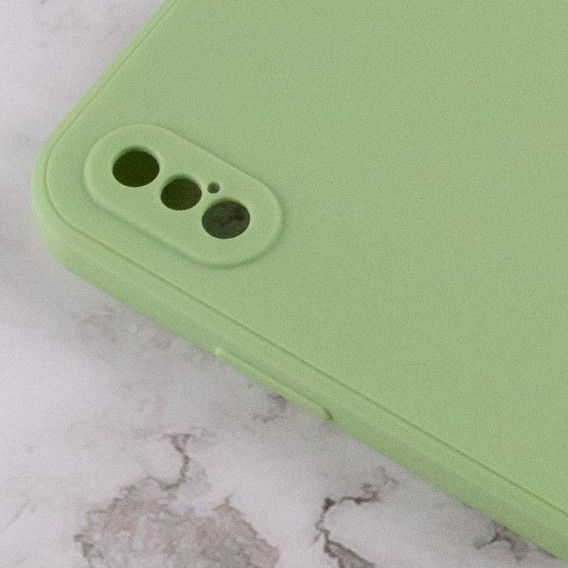 Силіконовий чохол Candy Full Camera для Apple iPhone XS Max (6.5") Фісташковий Силіконовий чохол Candy Full Camera для Apple iPhone XS Max (6.5") Фісташковий