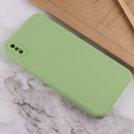 Силіконовий чохол Candy Full Camera для Apple iPhone XS Max (6.5") Фісташковий Силіконовий чохол Candy Full Camera для Apple iPhone XS Max (6.5") Фісташковий