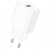 Мережевий зарядний пристрій Borofone BA72A Spring 18 Вт QC3.0, USB-A, білий Мережевий зарядний пристрій Borofone BA72A Spring 18 Вт QC3.0, USB-A, білий