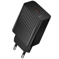 Мережевий зарядний пристрій Borofone BAS75A Source 30 Вт, USB-C, чорний