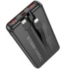 Портативний ЗП Power Bank Borofone BJ57 Graceful 22.5W+PD20W with cable 10000 mAh Black
