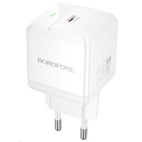 Сетевое зарядное устройство Borofone BN18 Intenso 20 Вт, USB-C, белое